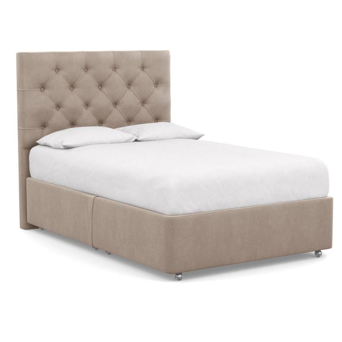 Heal's Deep Divan Double Dolly Dew 2 Footend - Heal's UK Bedroom Furniture – image 11