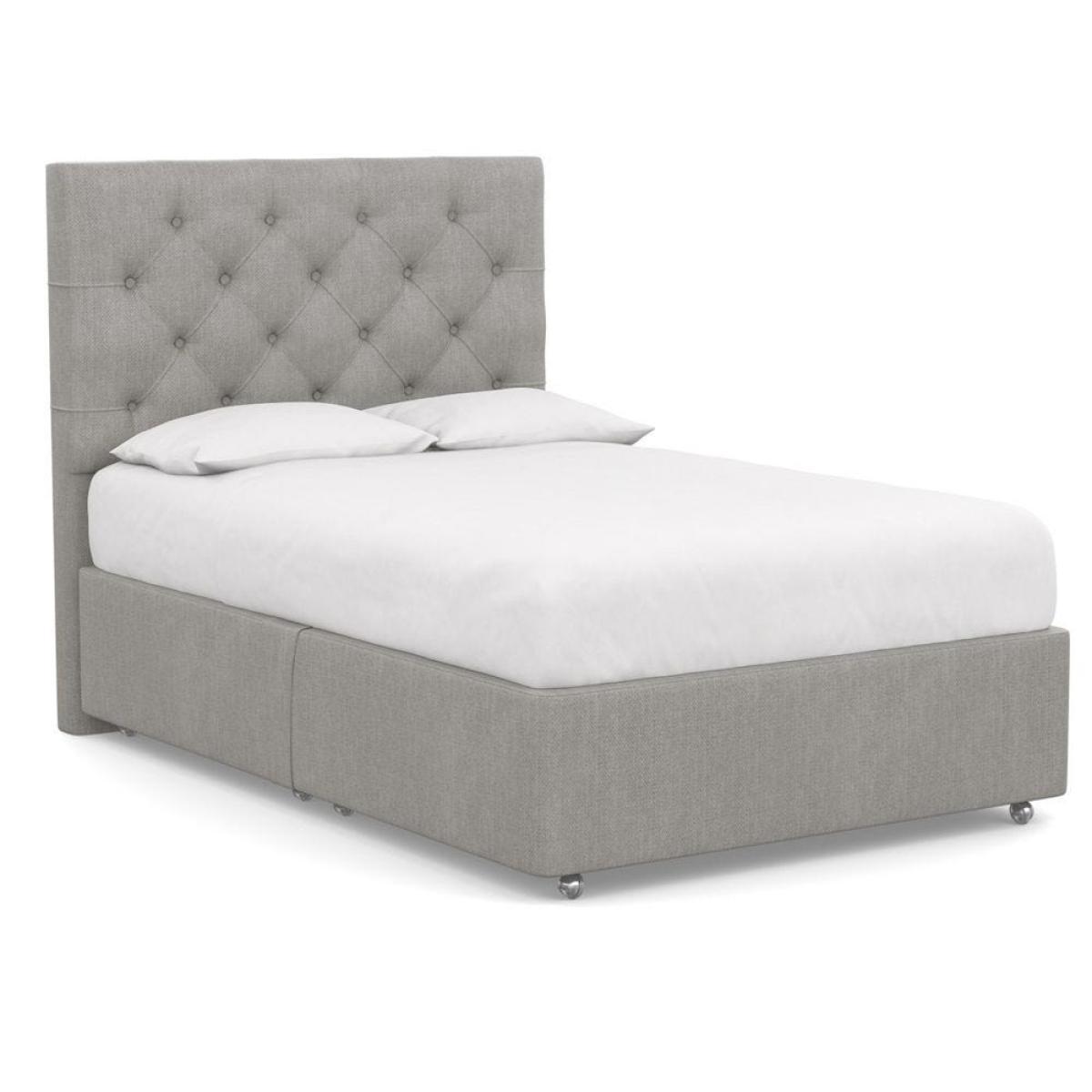Heal's Deep Divan Double Dolly Dew 2 Footend - Heal's UK Bedroom Furniture – image 106