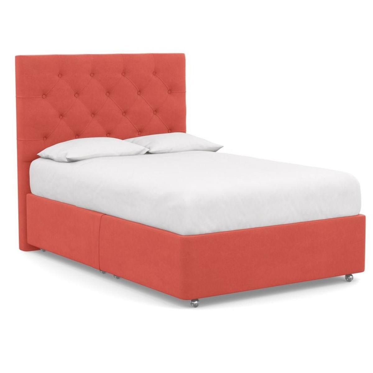 Heal's Deep Divan Double Dolly Dew 2 Footend - Heal's UK Bedroom Furniture – image 109