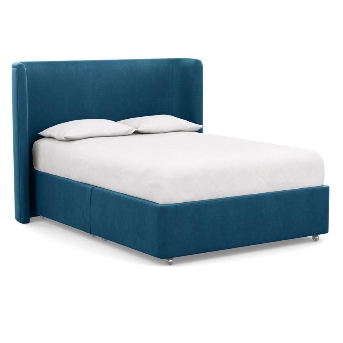 Heal's Deep Divan Double Dolly Dew 2 Footend - Heal's UK Bedroom Furniture – image 21