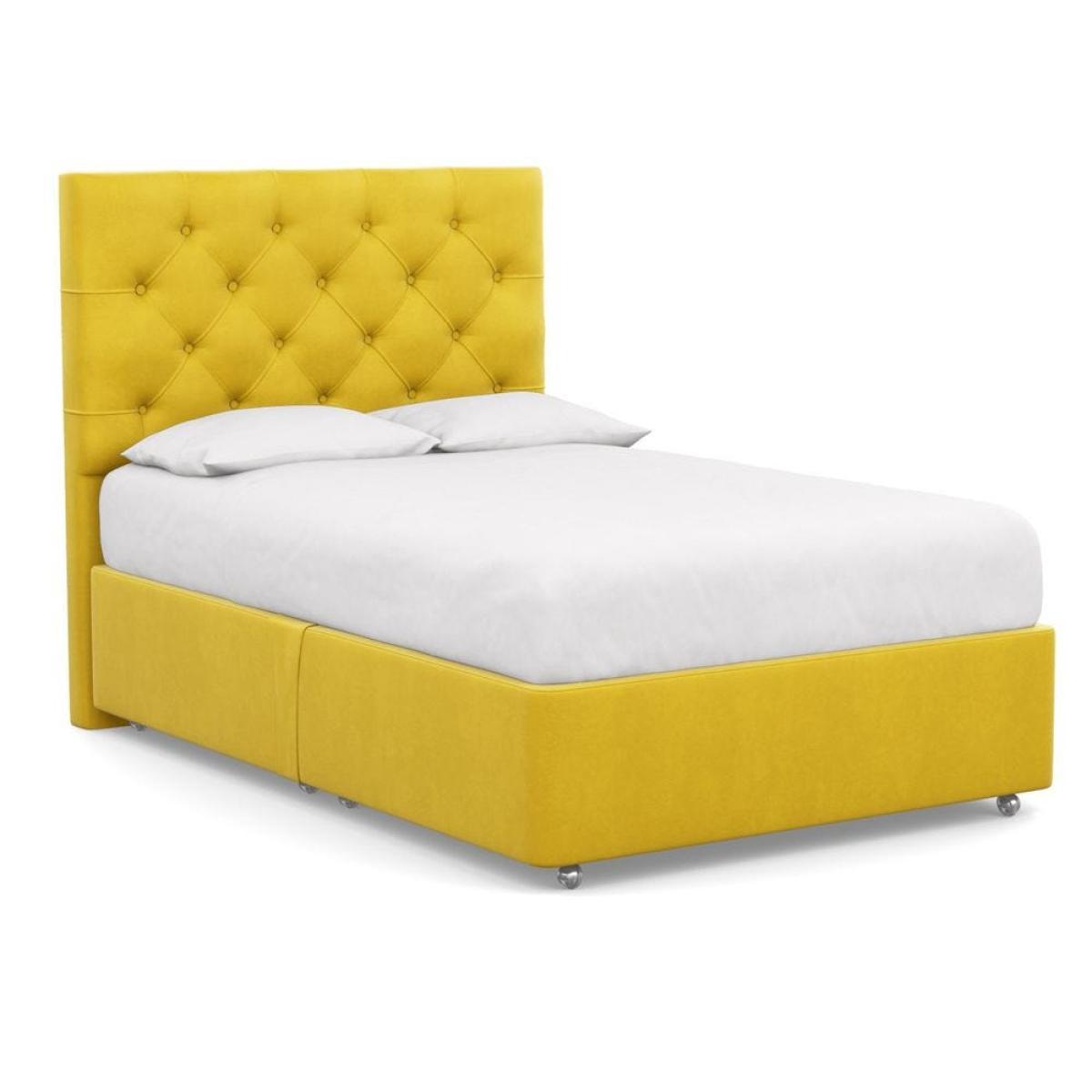 Heal's Deep Divan Double Dolly Dew 2 Footend - Heal's UK Bedroom Furniture – image 24