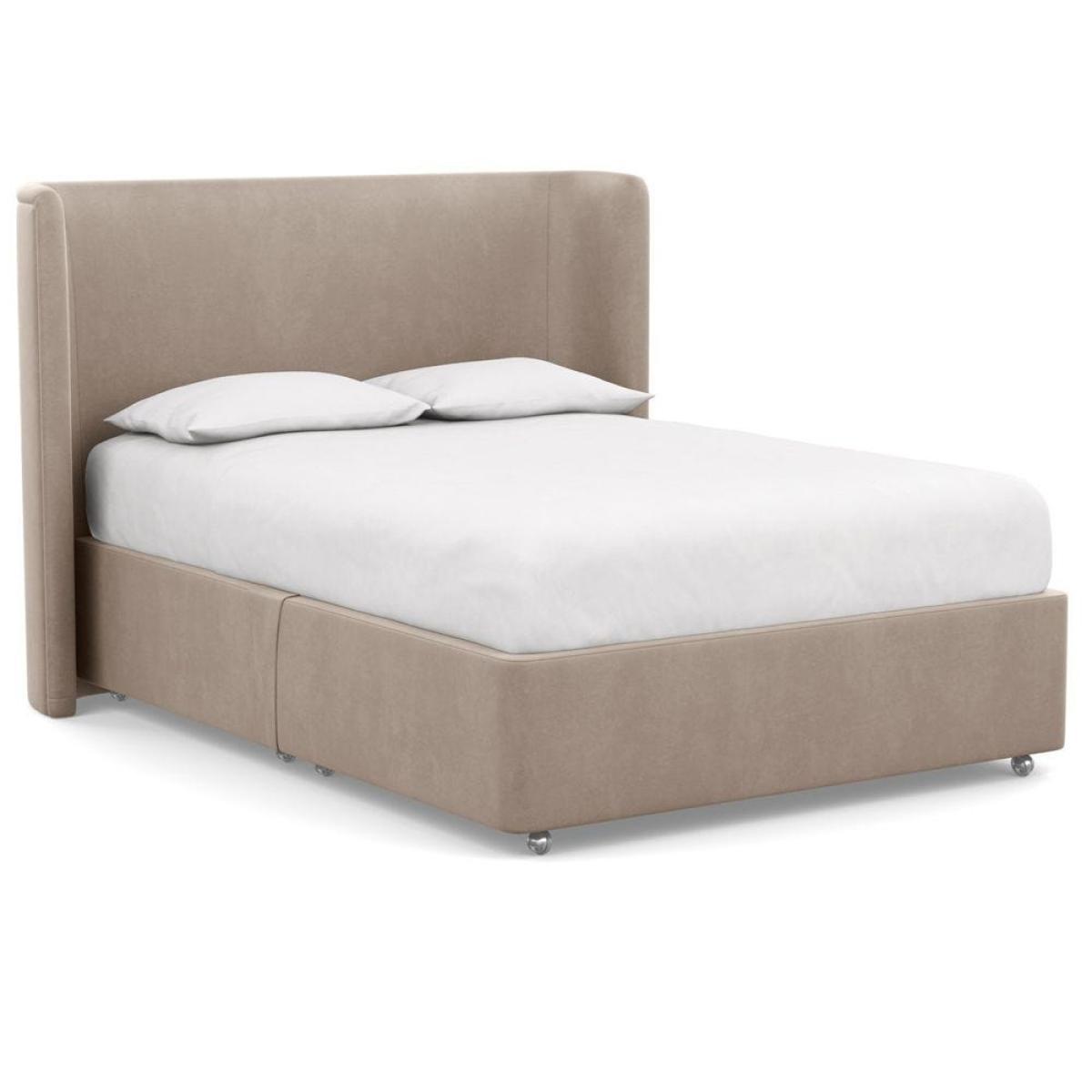 Heal's Deep Divan Double Dolly Dew 2 Footend - Heal's UK Bedroom Furniture – image 25