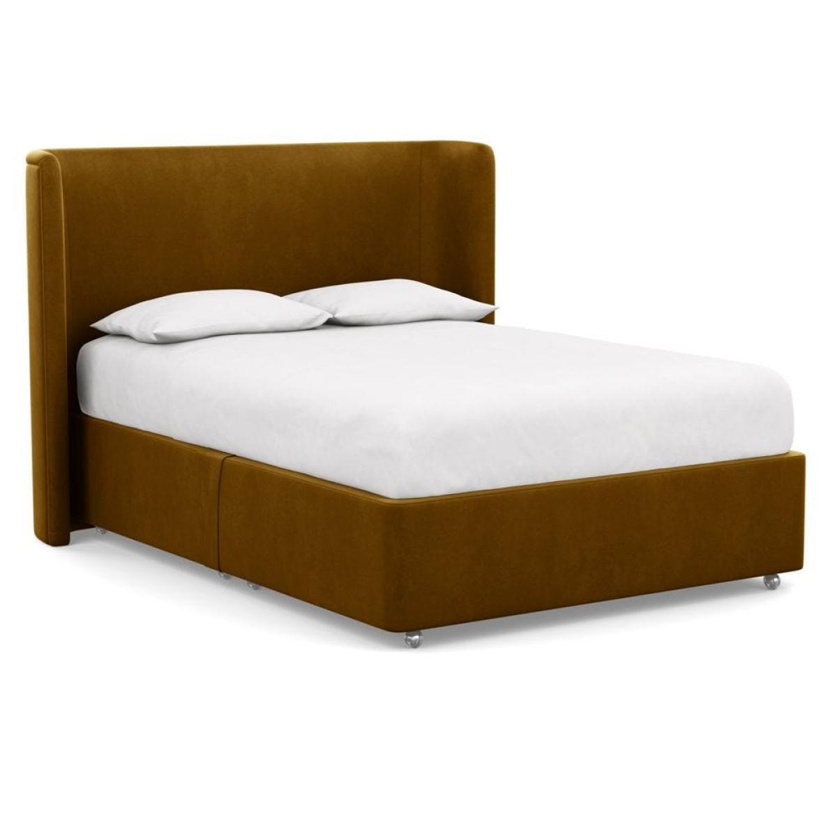 Heal's Deep Divan Double Dolly Dew 2 Footend - Heal's UK Bedroom Furniture – image 29