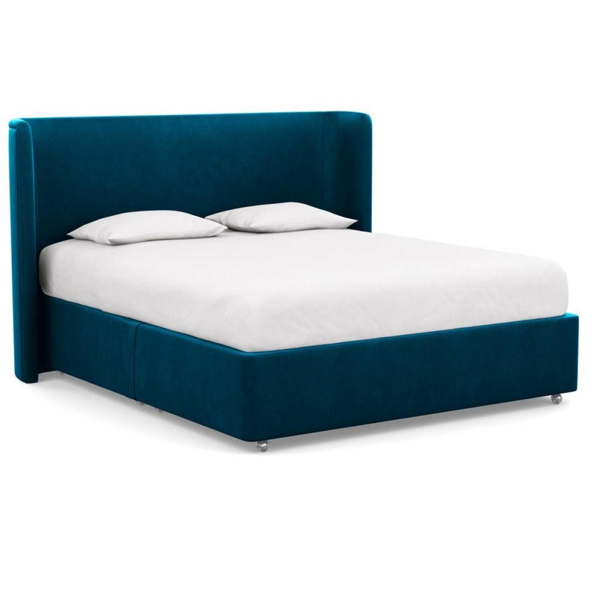 Heal's Deep Divan Double Dolly Dew 2 Footend - Heal's UK Bedroom Furniture – image 4