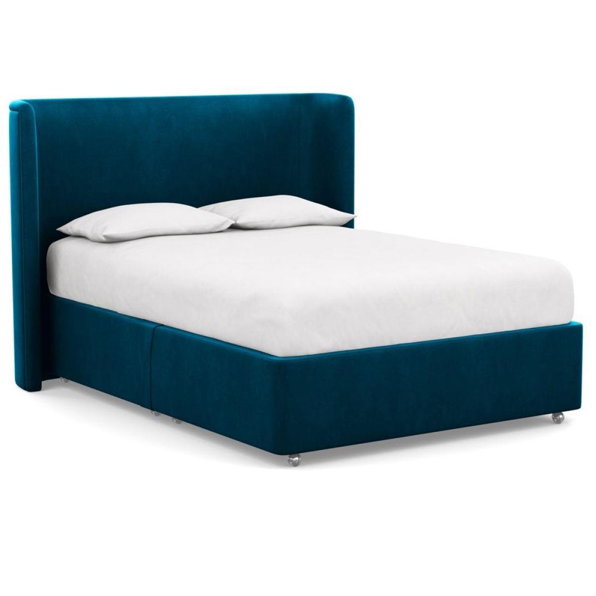 Heal's Deep Divan Double Dolly Dew 2 Footend - Heal's UK Bedroom Furniture – image 54