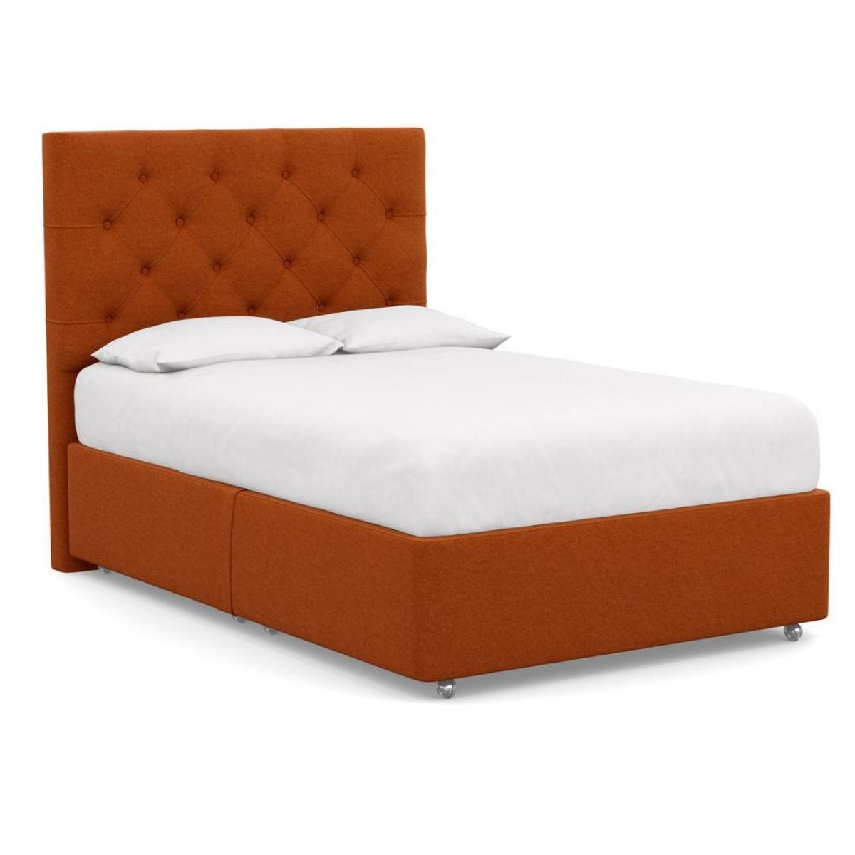 Heal's Deep Divan Double Dolly Dew 2 Footend - Heal's UK Bedroom Furniture – image 72