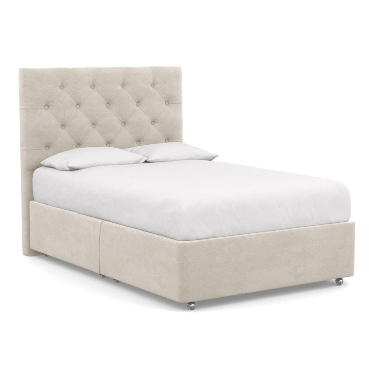 Heal's Deep Divan Double Dolly Dew 2 Footend - Heal's UK Bedroom Furniture – image 97