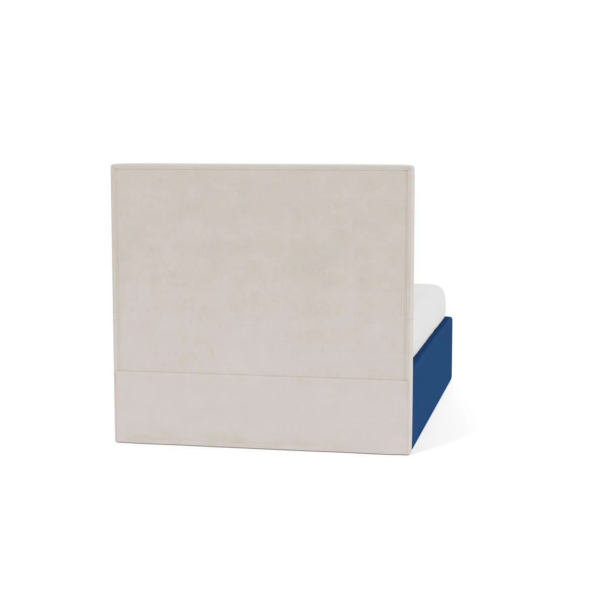 Heal's Storage Divan Double Velvet Petrol Natural Feet - Heal's UK Bedroom Furniture – image 5