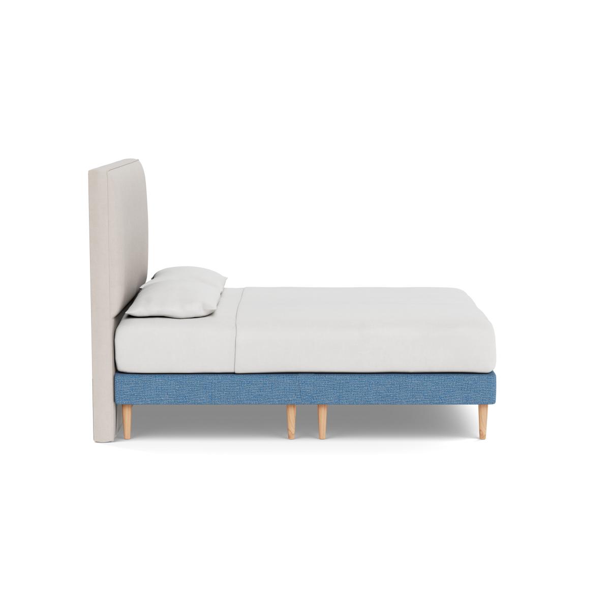 Heal's Shallow Divan Double Tejo Cobalt Light Stem Light Stem - Heal's UK Bedroom Furniture – image 3