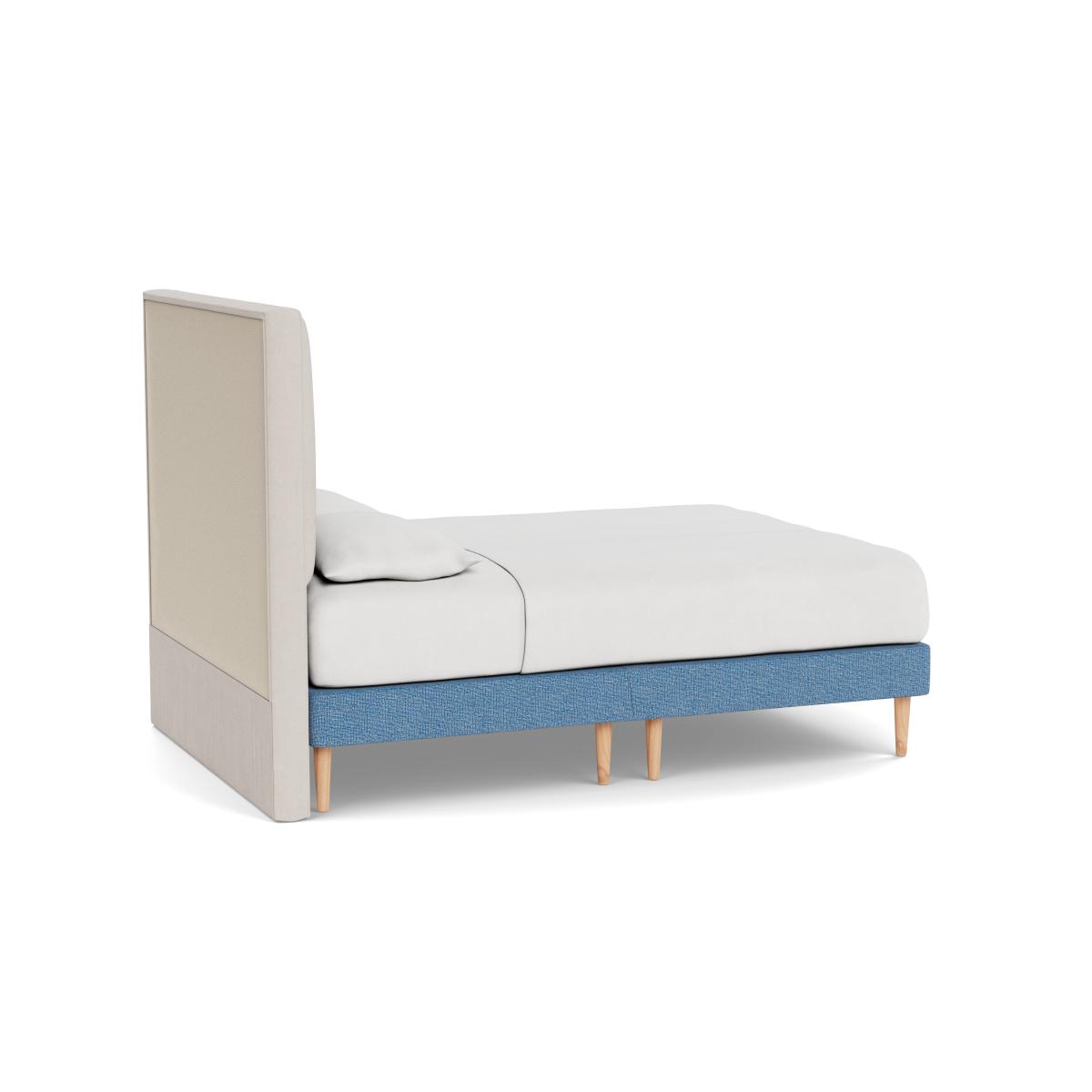 Heal's Shallow Divan Double Tejo Cobalt Light Stem Light Stem - Heal's UK Bedroom Furniture – image 4