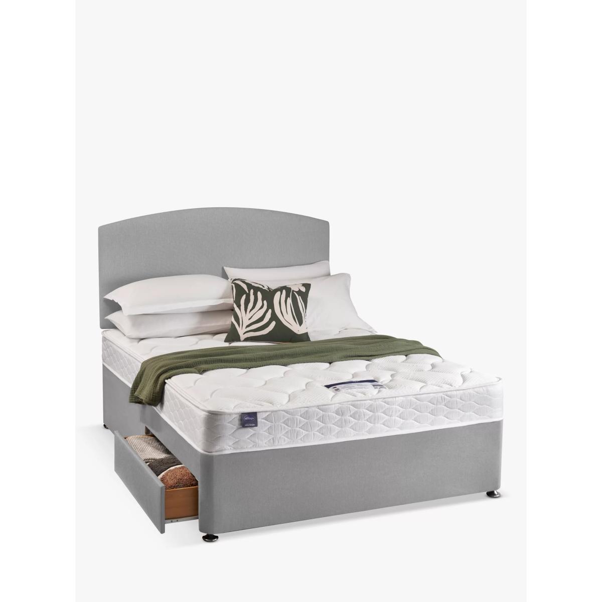 Silentnight Recover Open Coil 2 Drawer Divan Base and Mattress Set, Regular Tension, Double – image 4