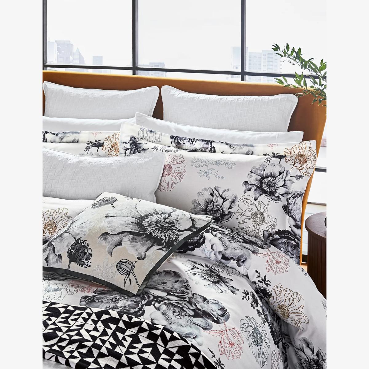 Ted Baker Pure Cotton Sateen Fresh Start Duvet Cover - 6FT - Multi, Multi – image 1
