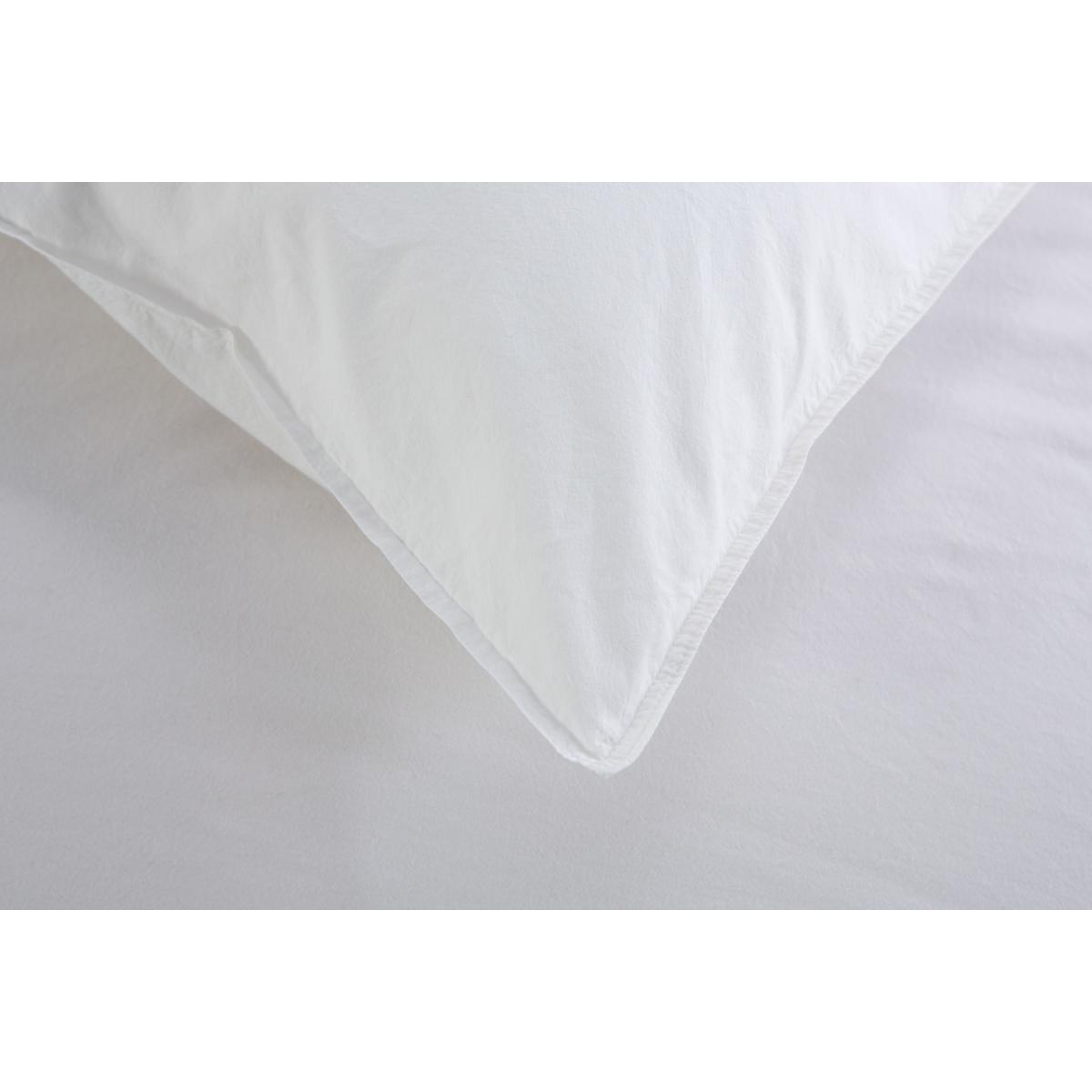 Alexia Stonewashed Cotton Duvet Cover + 2 Pillowcases, Super King, White – image 7