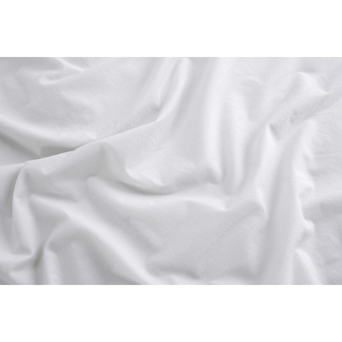Alexia Stonewashed Cotton Duvet Cover + 2 Pillowcases, Super King, White – image 8