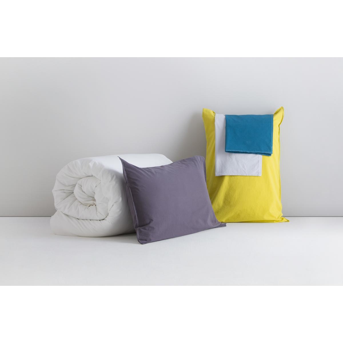 Alexia Stonewashed Cotton Duvet Cover + 2 Pillowcases, Super King, White – image 9