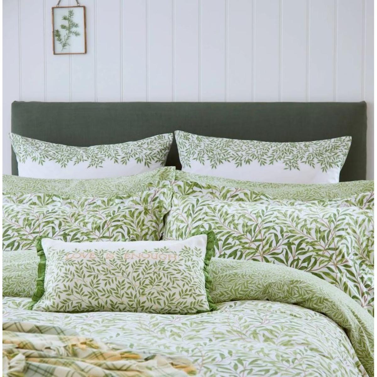 Morris & Co Willow Bough Duvet Cover, Cotton - ["Green"], ["Single","Double","King","Super King"] – image 2