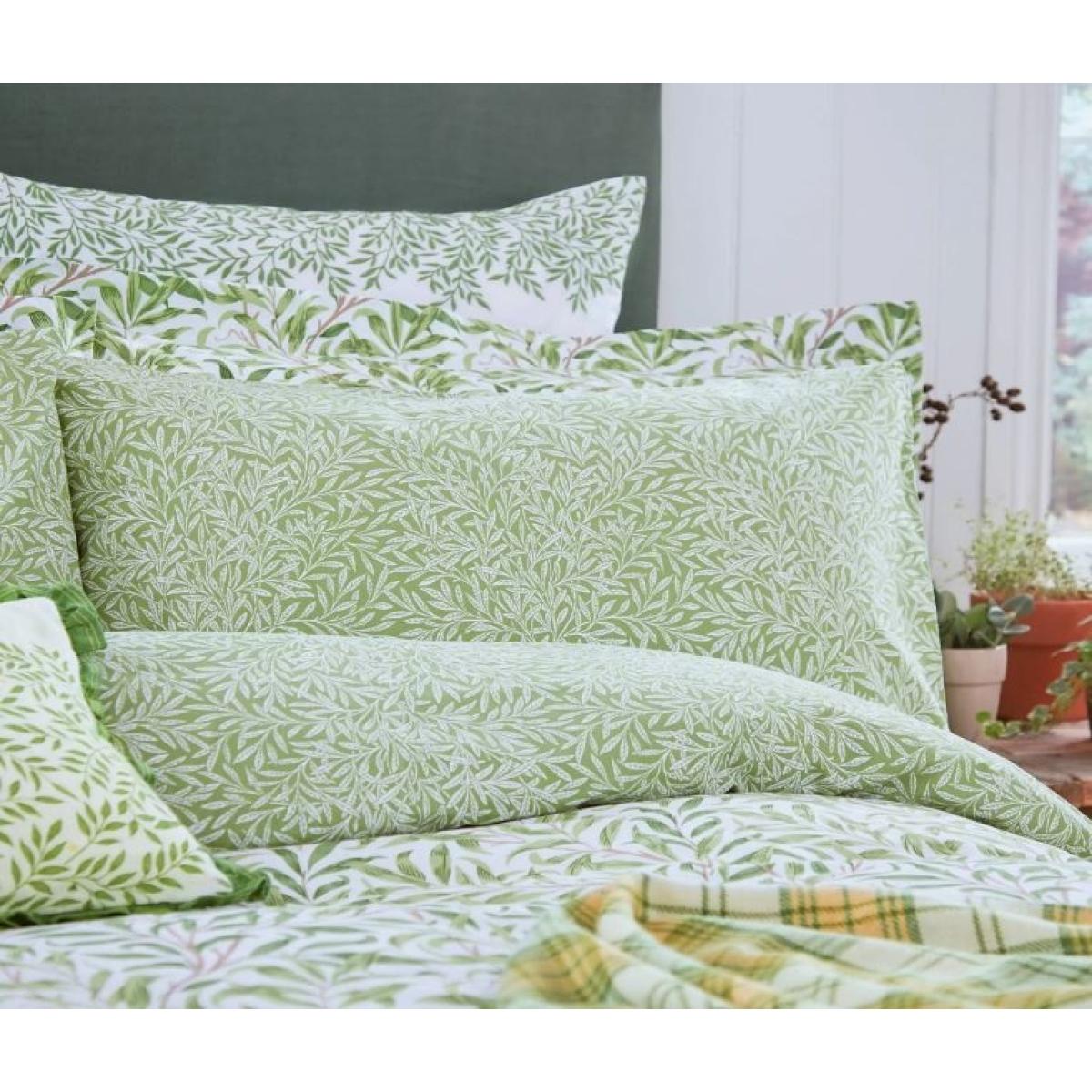 Morris & Co Willow Bough Duvet Cover, Cotton - ["Green"], ["Single","Double","King","Super King"] – image 3