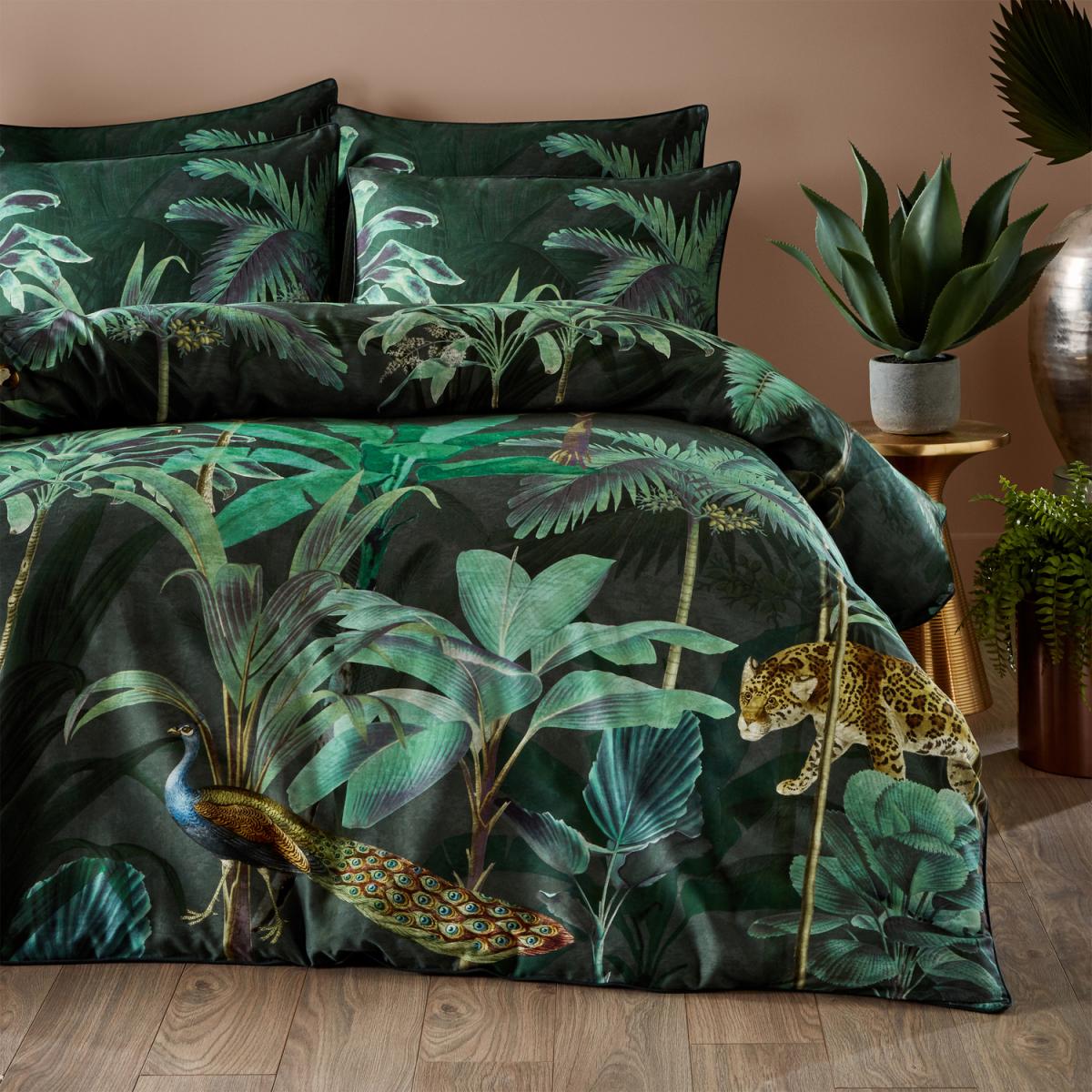 Tropical Nightscape Duvet Cover Set - Multicolour / Superking – image 3