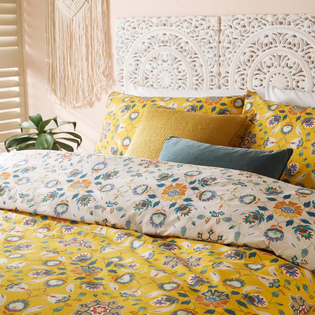 Folk Art Floral Duvet Cover Set - Superking – image 6