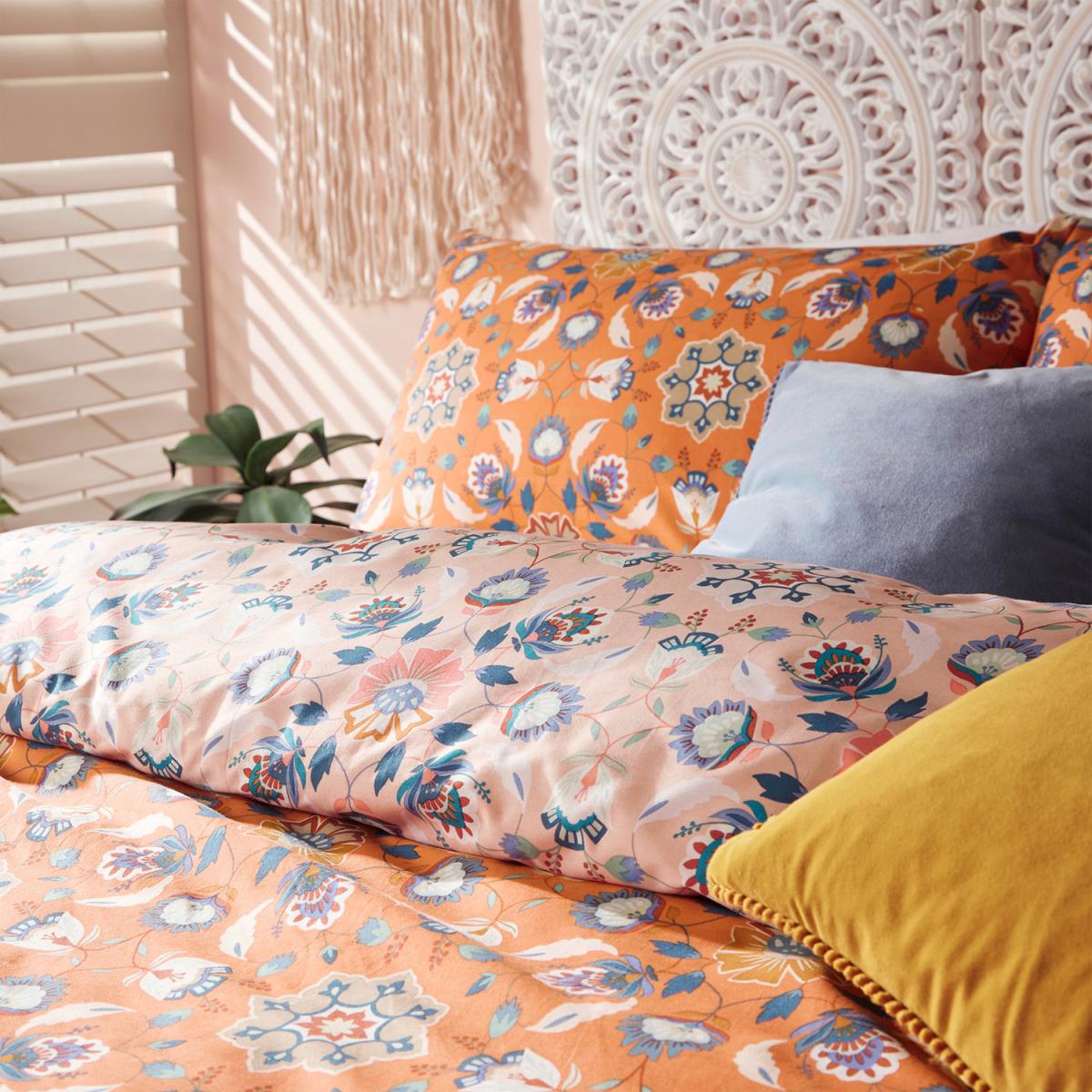 Folk Art Floral Duvet Cover Set - Superking – image 9