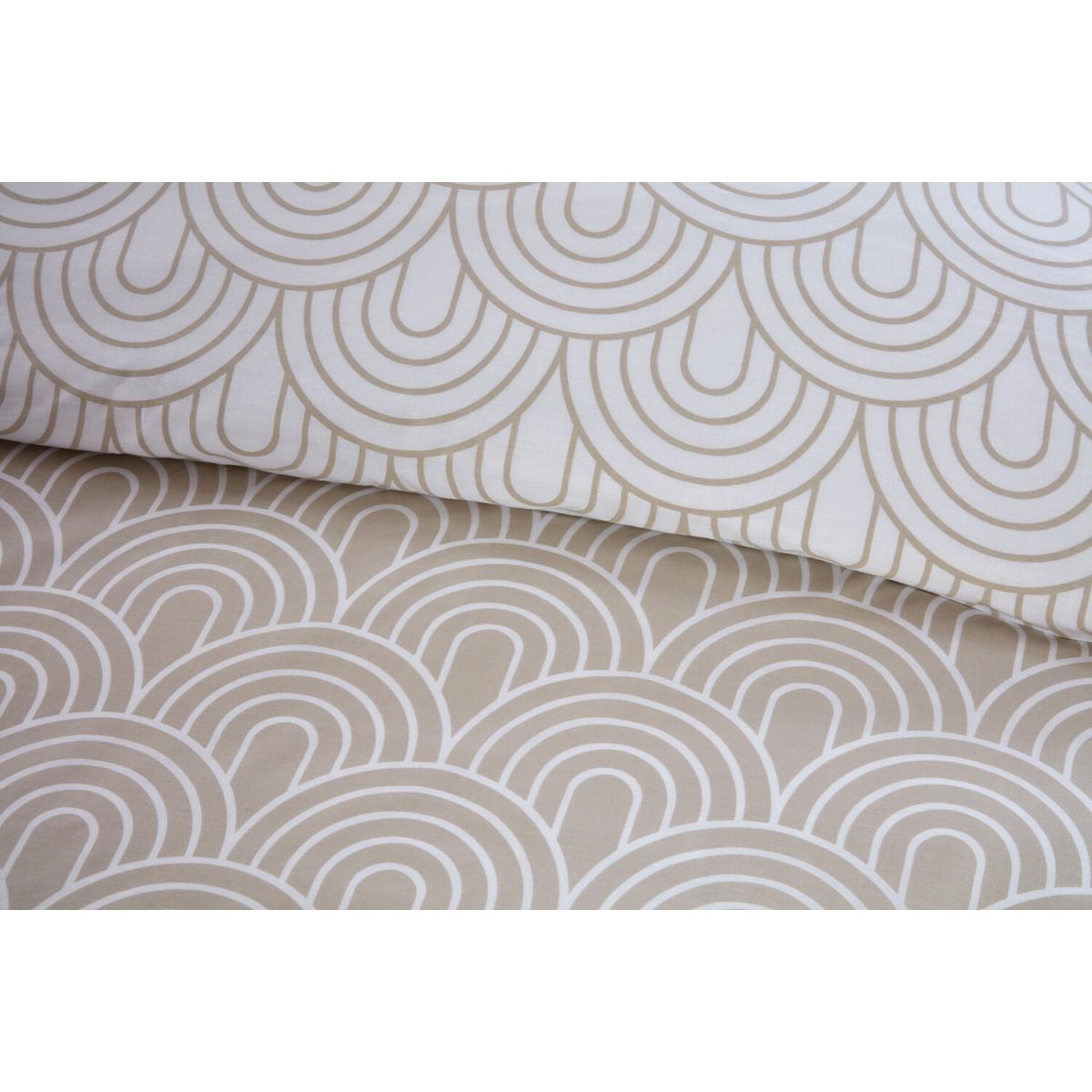 Arches Duvet Cover and Pillowcase Set - Natural / Superking – image 3