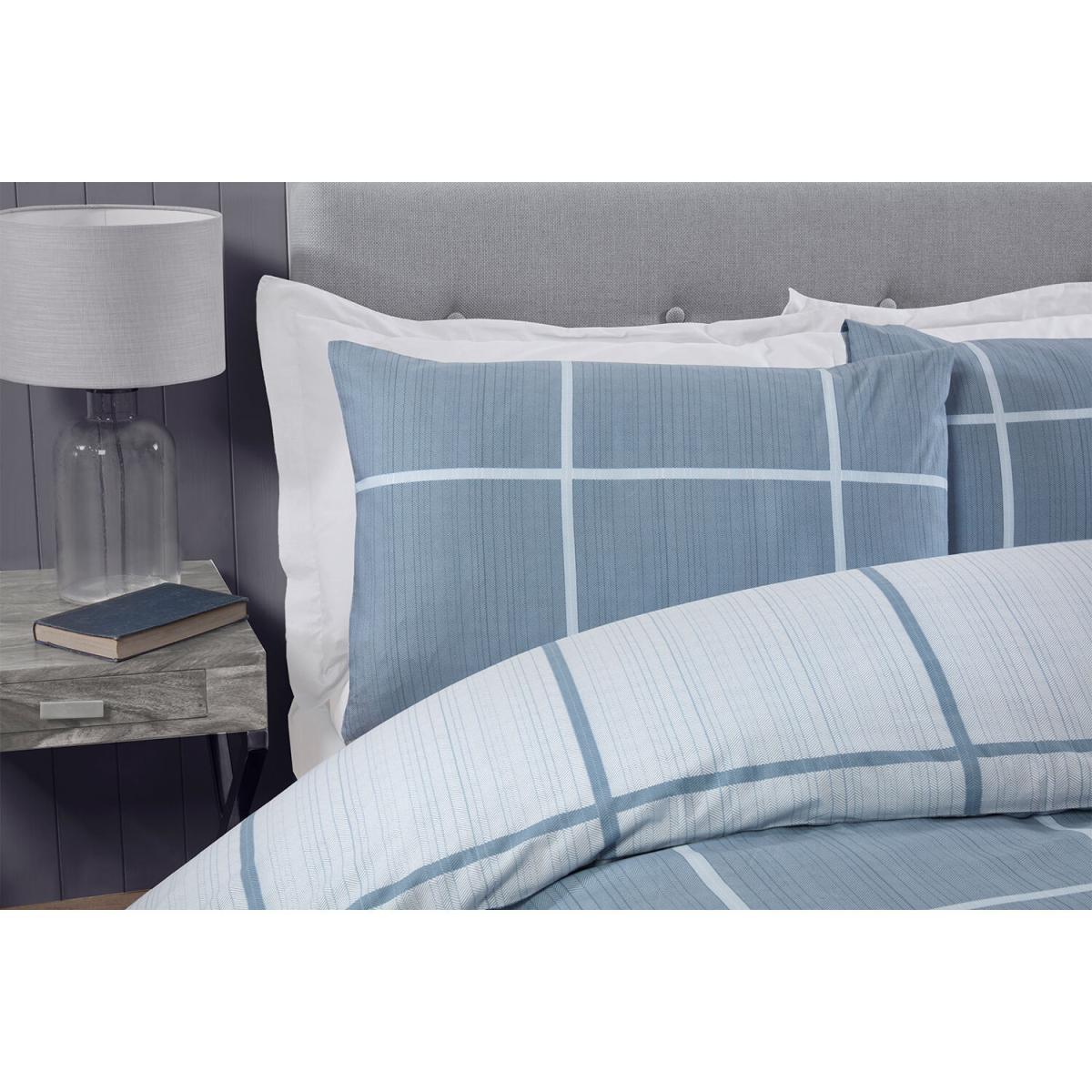 Kensington Check Duvet and Pillowcase Set - Superking – image 3