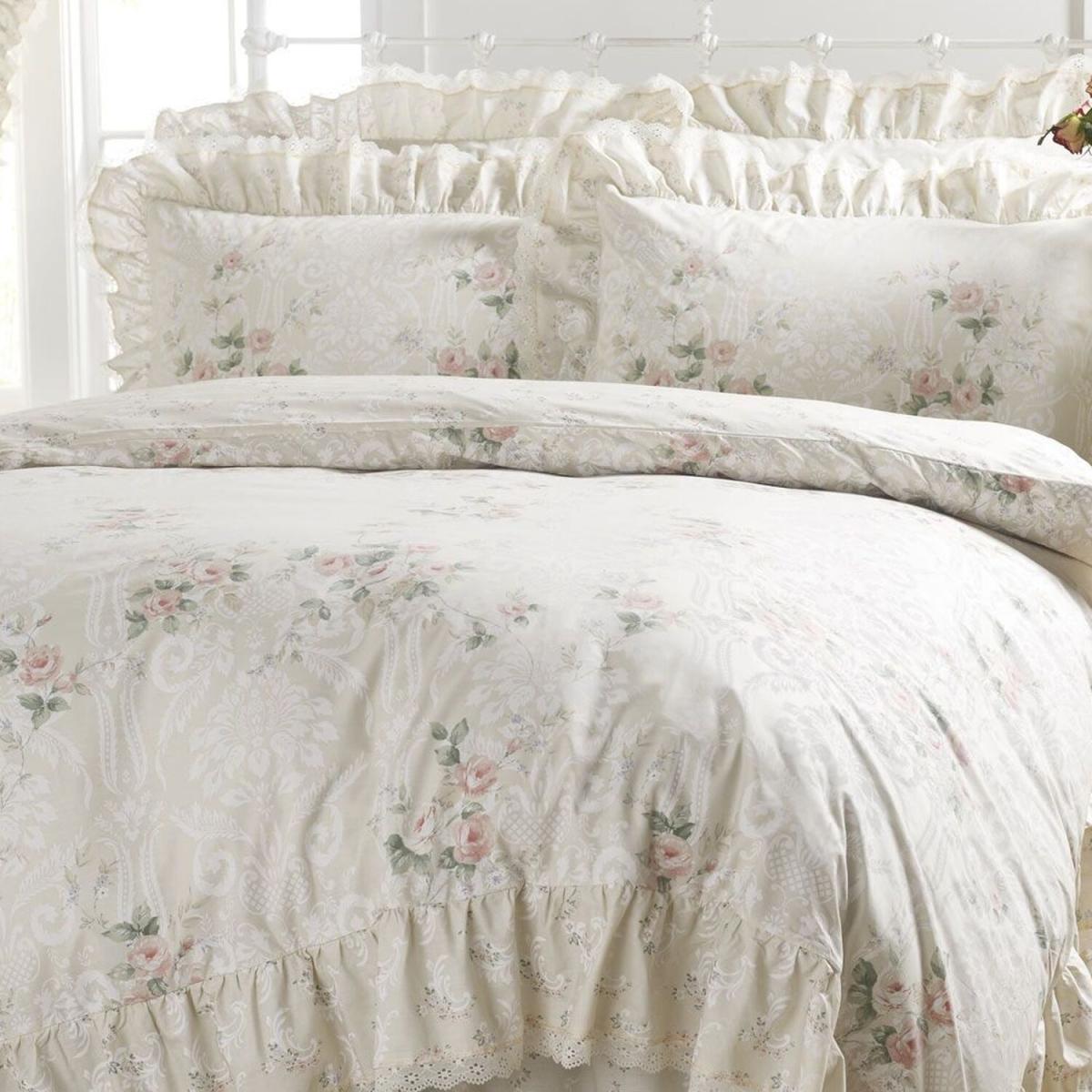 Vantona Country Charlotte Duvet Cover Set - Peach - Peach / Superking – image 2