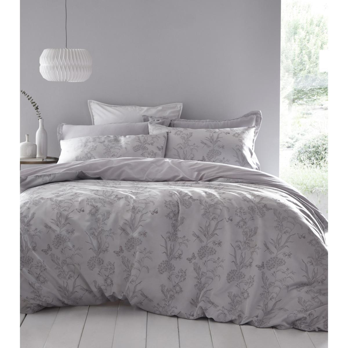 Arboretum Duvet Cover and Pillowcase Set - Lilac / Superking – image 4