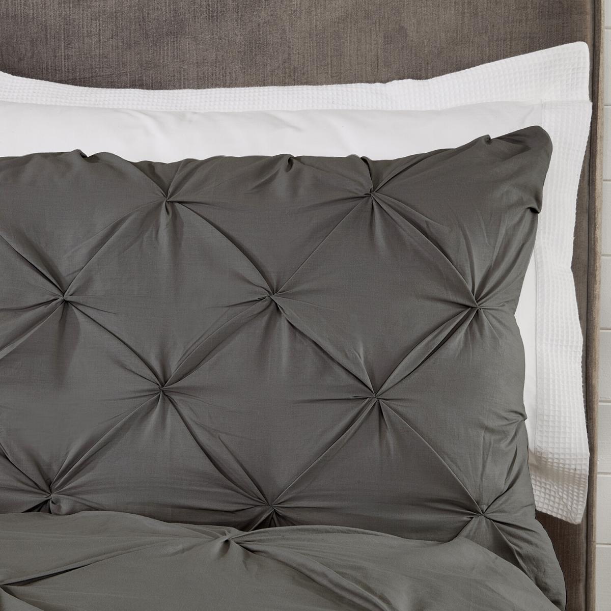 Balmoral Cotton Rich Duvet And Pillow Case Set - Charcoal / Superking – image 2