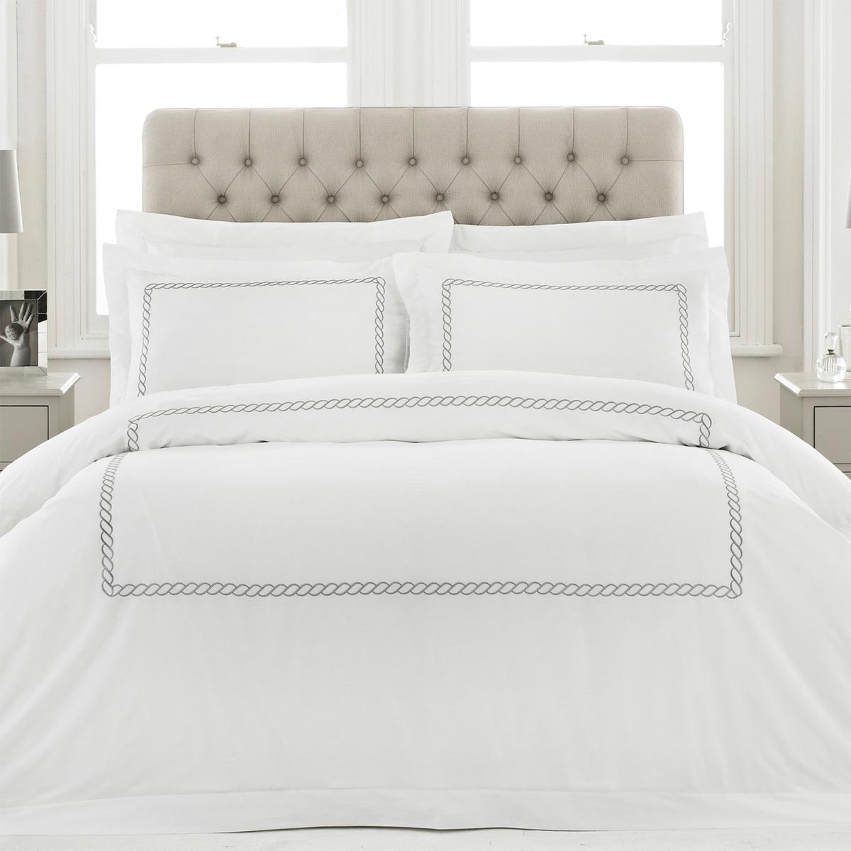 Soho Embroidered Duvet Cover Set - Superking – image 3