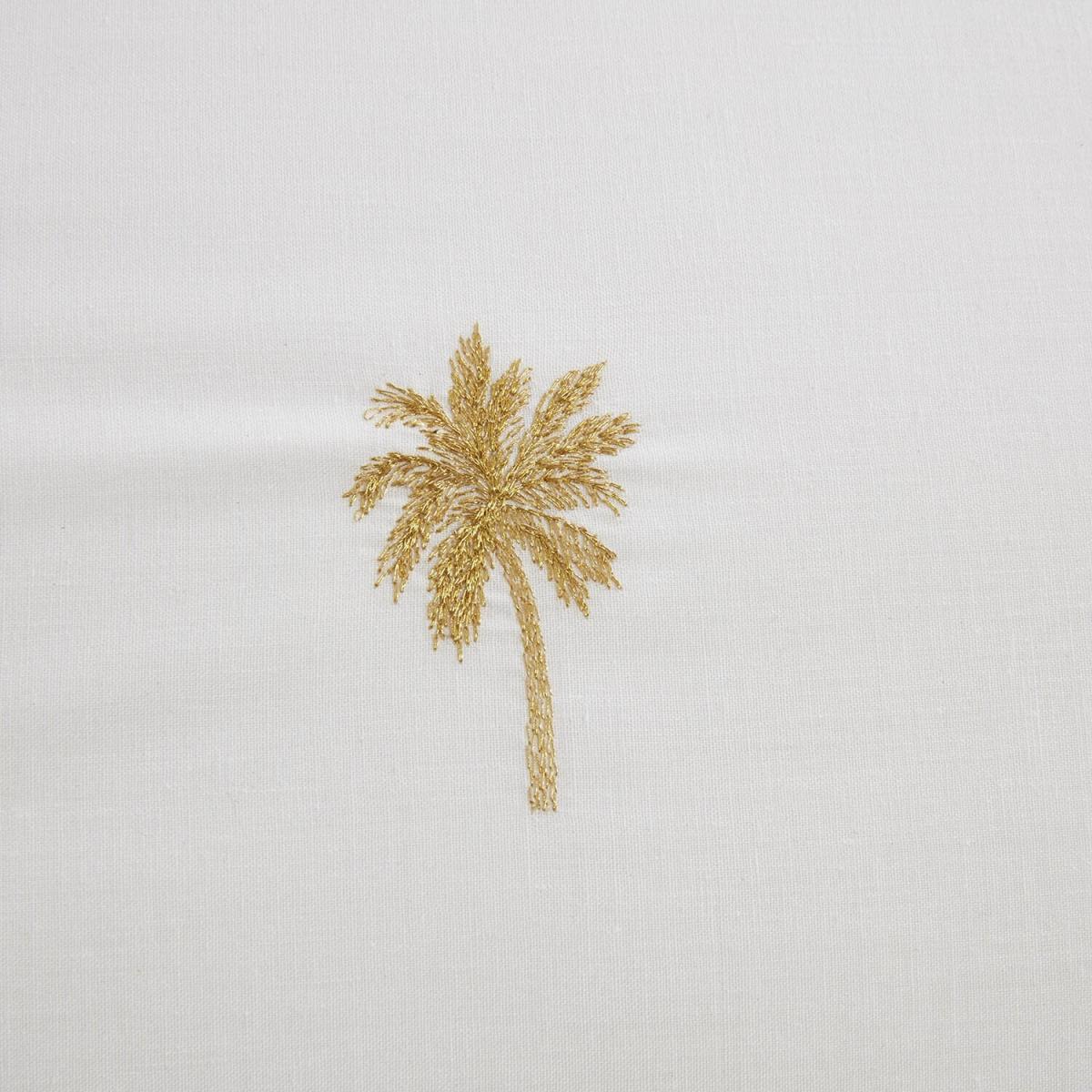 Palm Trees Embroidered Duvet and Pillowcase Set - Super King size – image 4