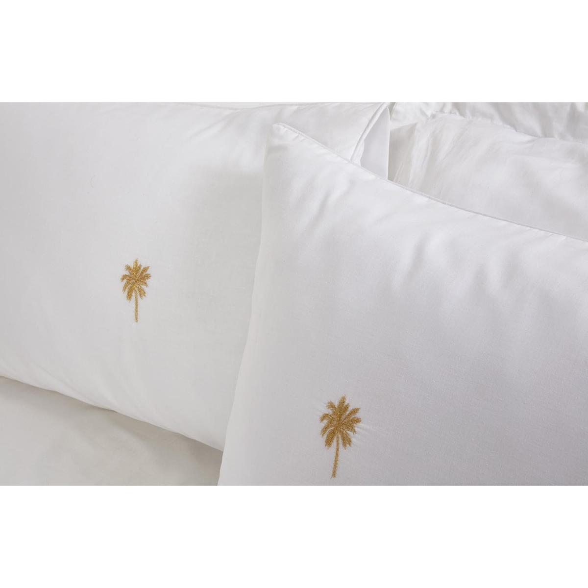 Palm Trees Embroidered Duvet and Pillowcase Set - Super King size – image 5