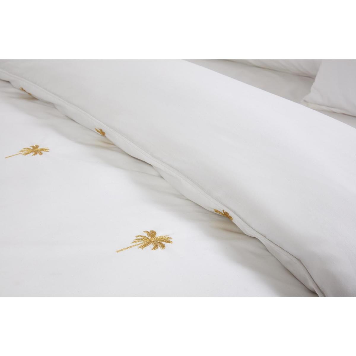 Palm Trees Embroidered Duvet and Pillowcase Set - Super King size – image 6