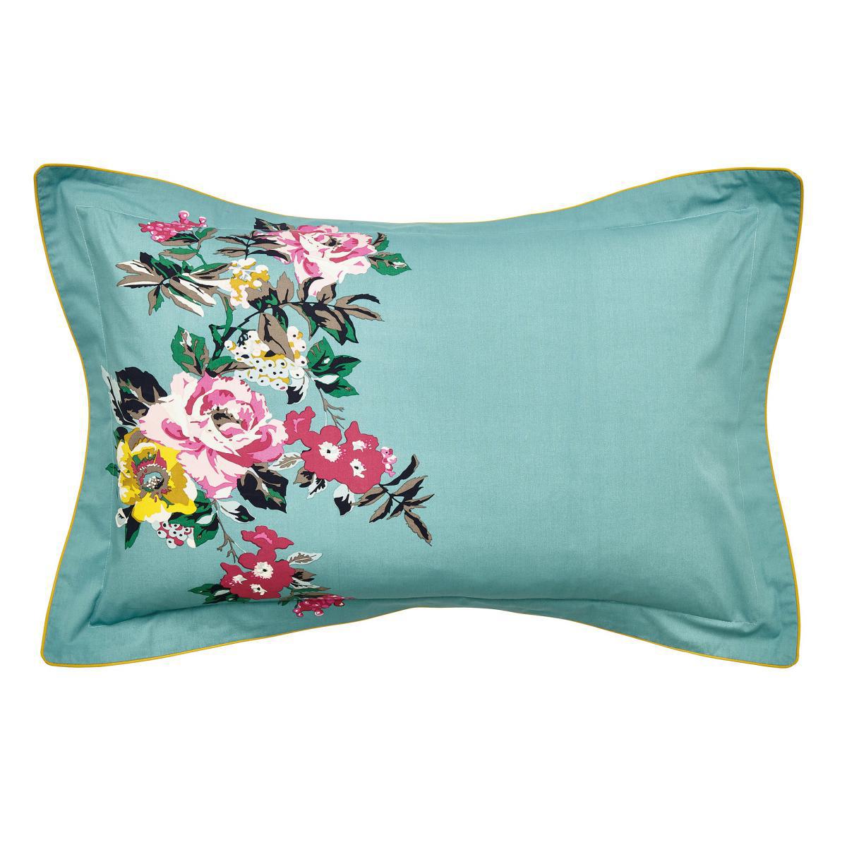 Joules Cotswold Floral Blue 100% Cotton Percale Duvet Cover Set Ocean Blue – image 4