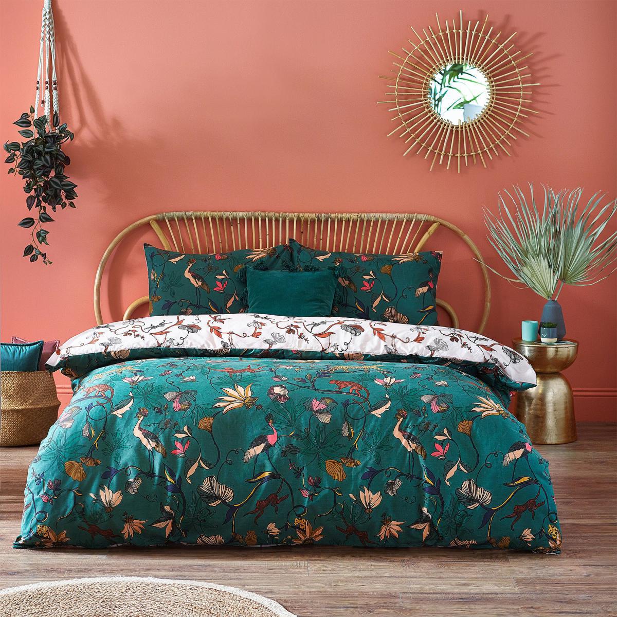 Wildings Juniper Green Duvet Cover and Pillowcase Set Green – image 2