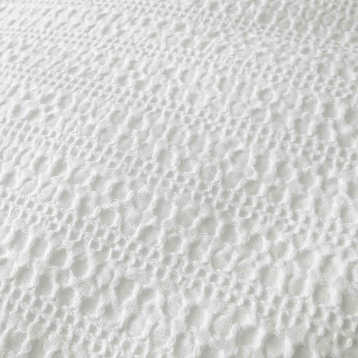 Amberley Waffle White 100% Cotton Duvet Cover and Pillowcase Set White – image 4
