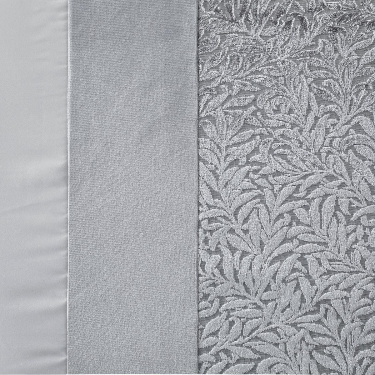 Beverley Charcoal Embellished Luxe Duvet Cover and Pillowcase Set Charcoal (Grey) – image 3