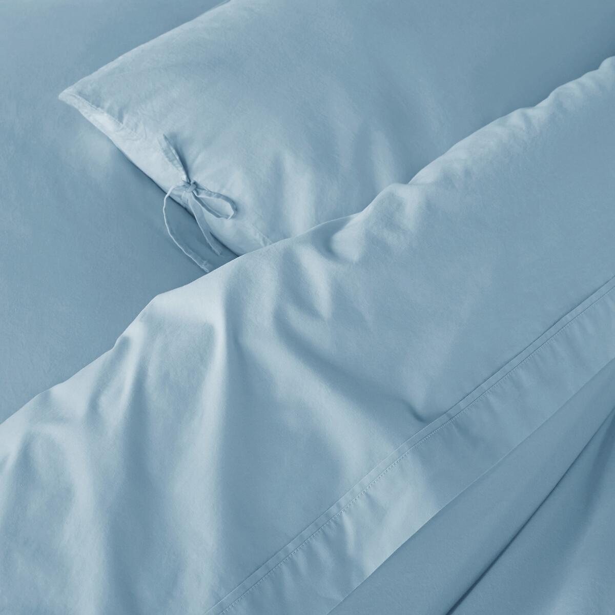 Toscane Washed Cotton Percale Duvet Cover – image 2
