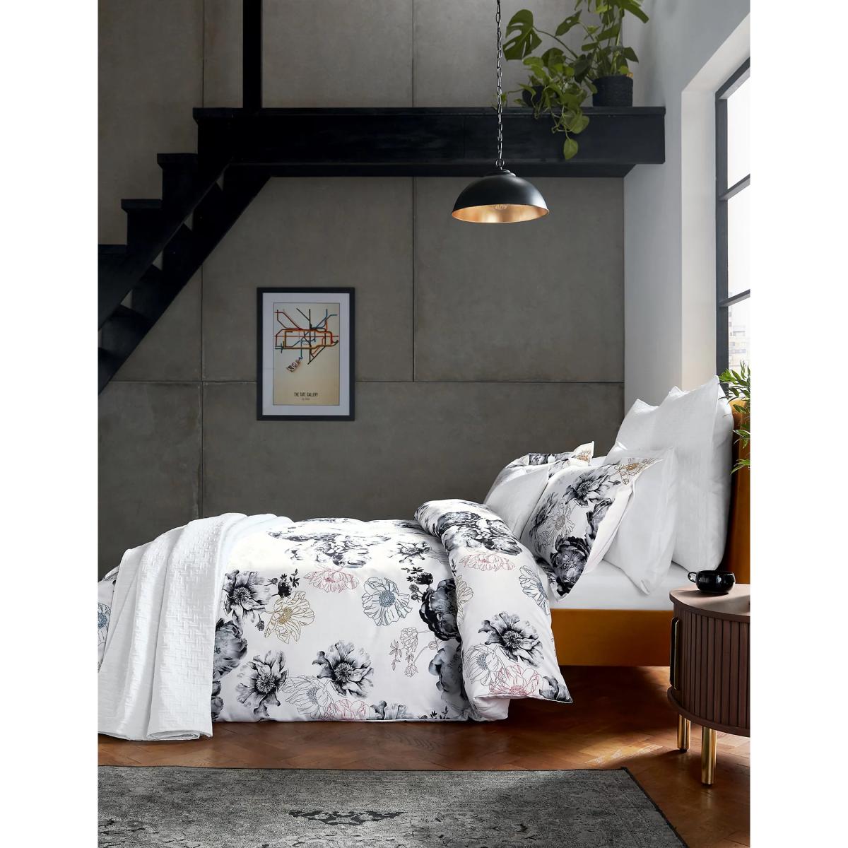 Ted Baker Pure Cotton Sateen Fresh Start Duvet Cover - DBL - Multi, Multi – image 3