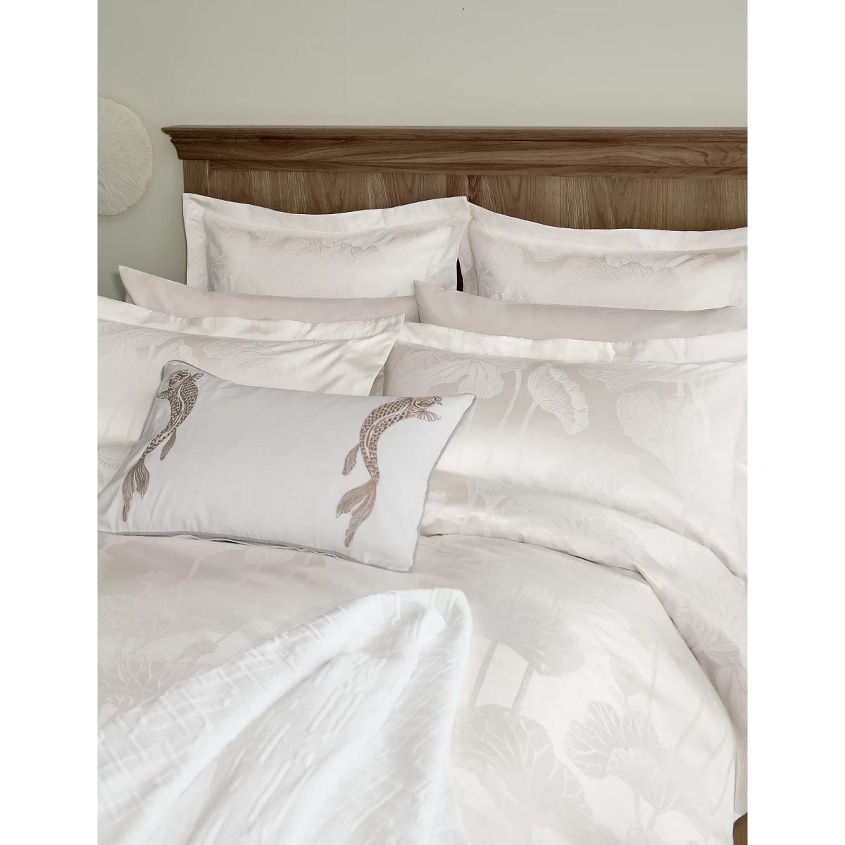 Sanderson Cotton Rich Lotus Leaf Duvet Cover - SGL - Ivory, Ivory – image 2