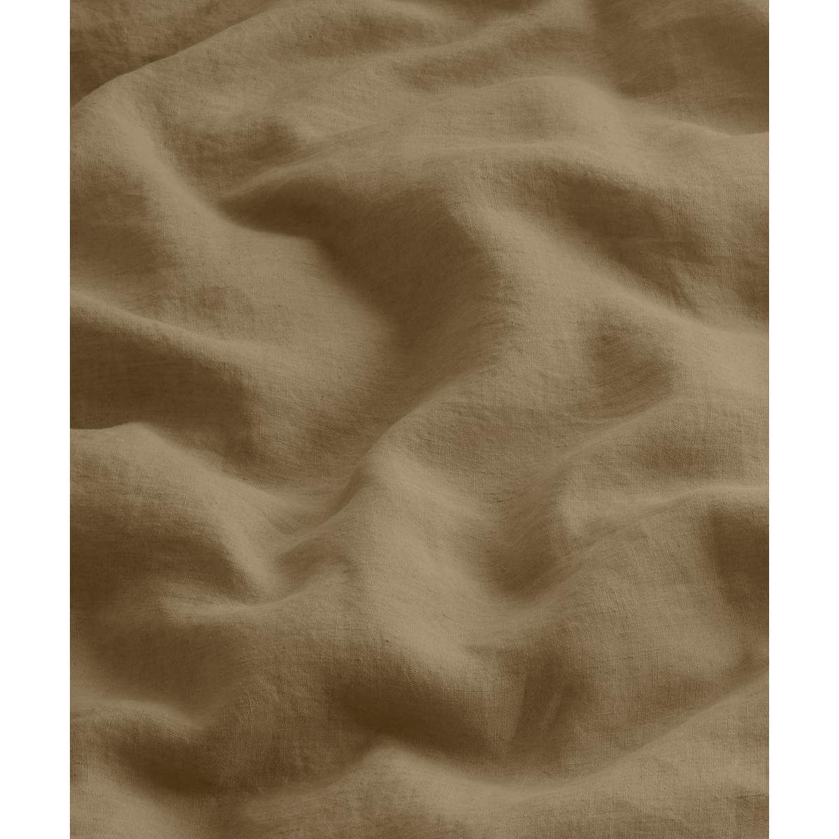 Brisa 100% Linen Duvet Cover + 2 Pillowcases Double, Soft Taupe – image 6