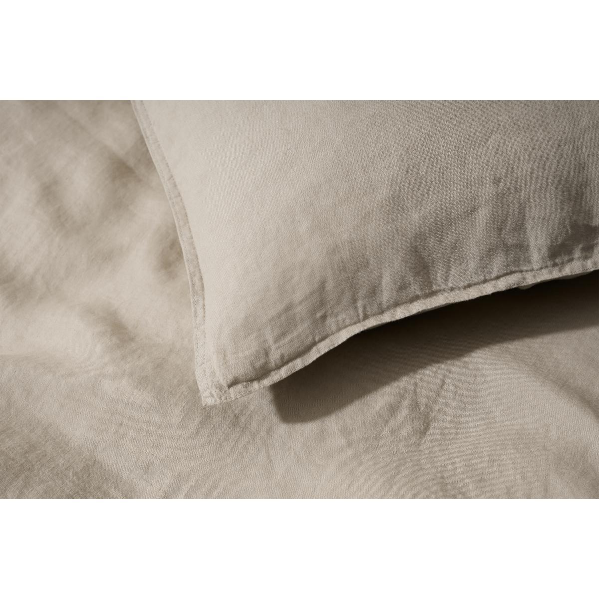 Brisa 100% Linen Duvet Cover, Double, Oatmeal  – image 6