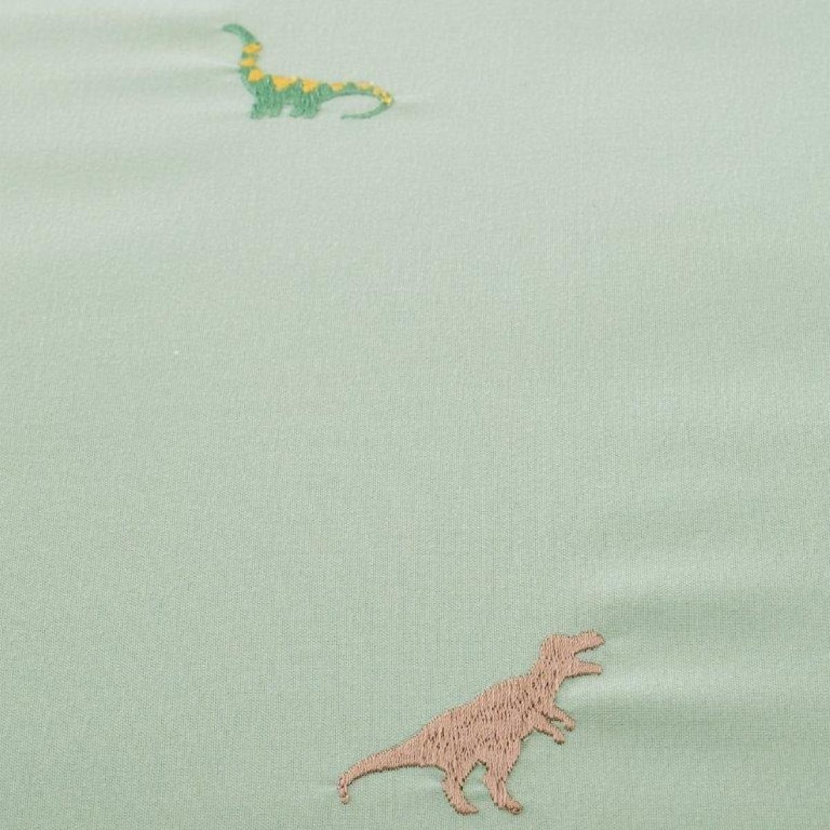 Catherine Lansfield Embroidered Dinosaur Duvet Cover Set - Double In Green – image 6