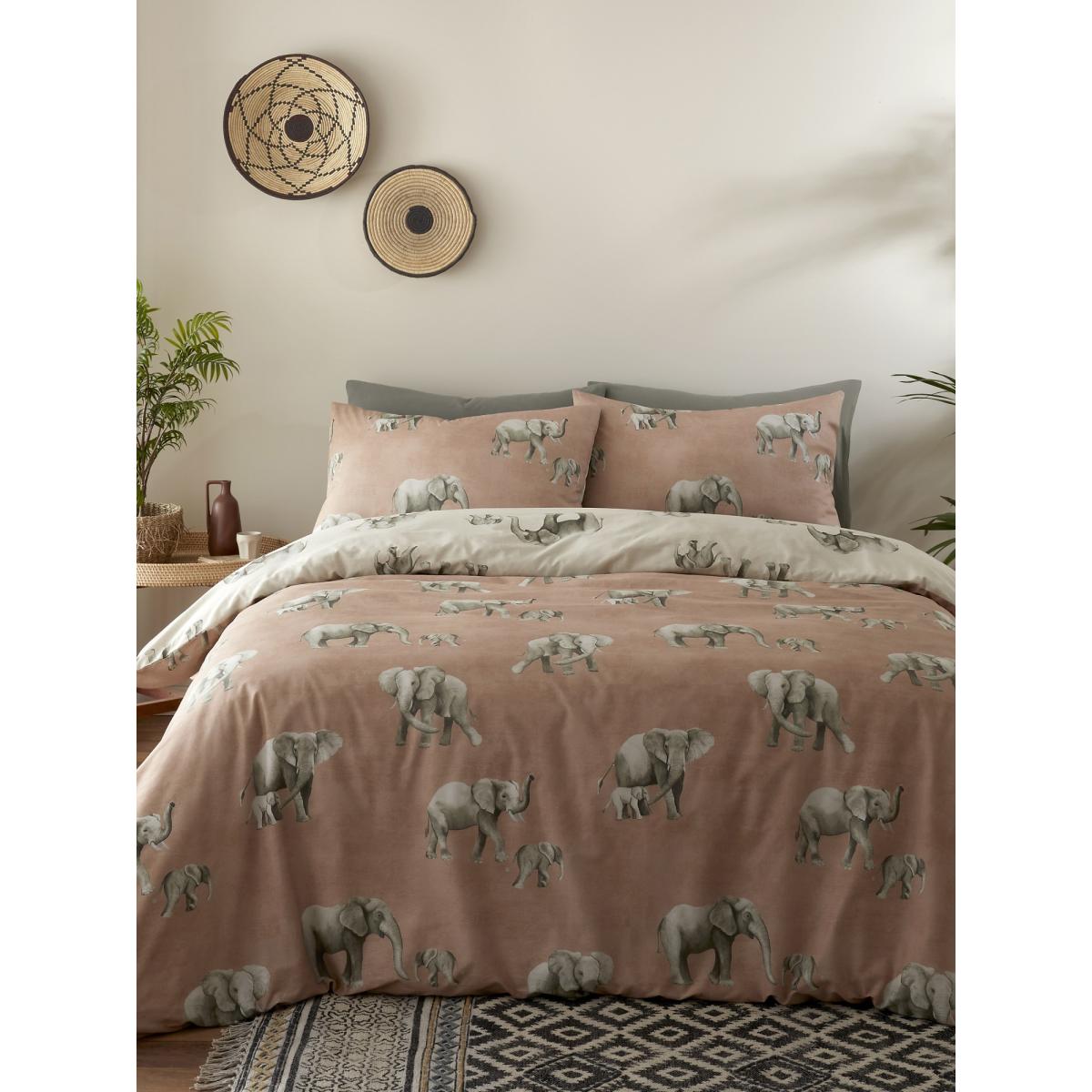 Fusion Ella Elephant Duvet Cover Set - Double In Natural – image 2