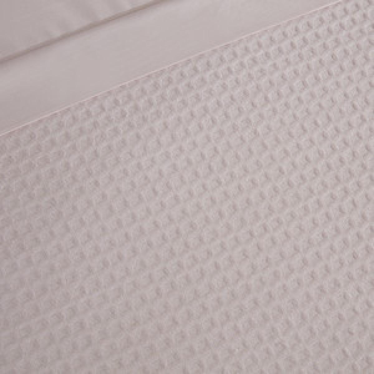 Luxury Waffle Duvet Cover and Pillowcase Set - White / Double – image 8