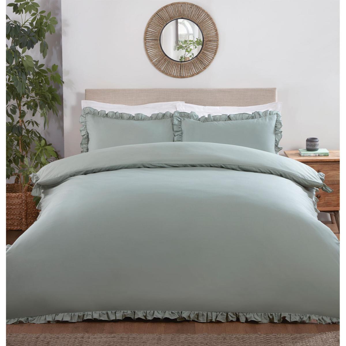 Amelie Ruffle Duvet and Pillowcase Set - Double – image 3