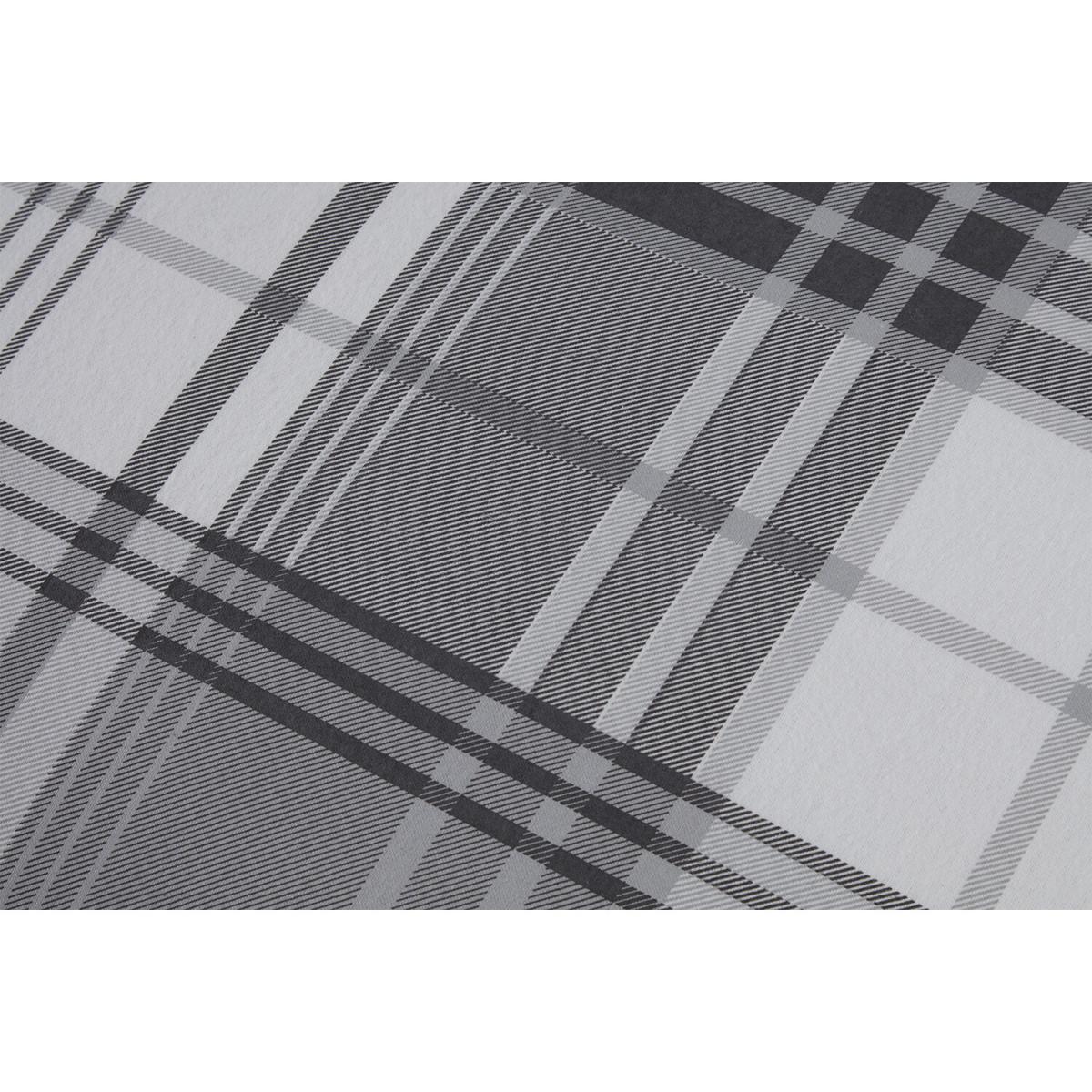 Hamilton Grey Check Duvet Cover and Pillowcase Set - Grey / Double – image 4