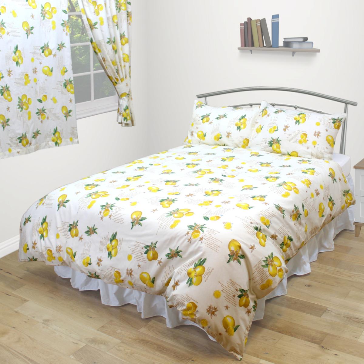 Lemons Duvet Cover Set Floral Lemonade - Multi / Double – image 2