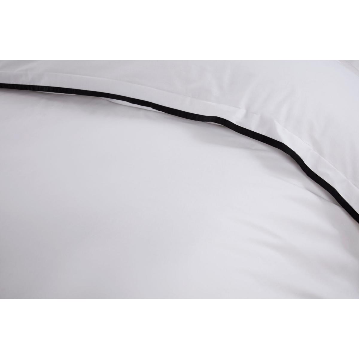 Alston Oxford Trim White Duvet Cover and Pillowcase Set - White / Double – image 3