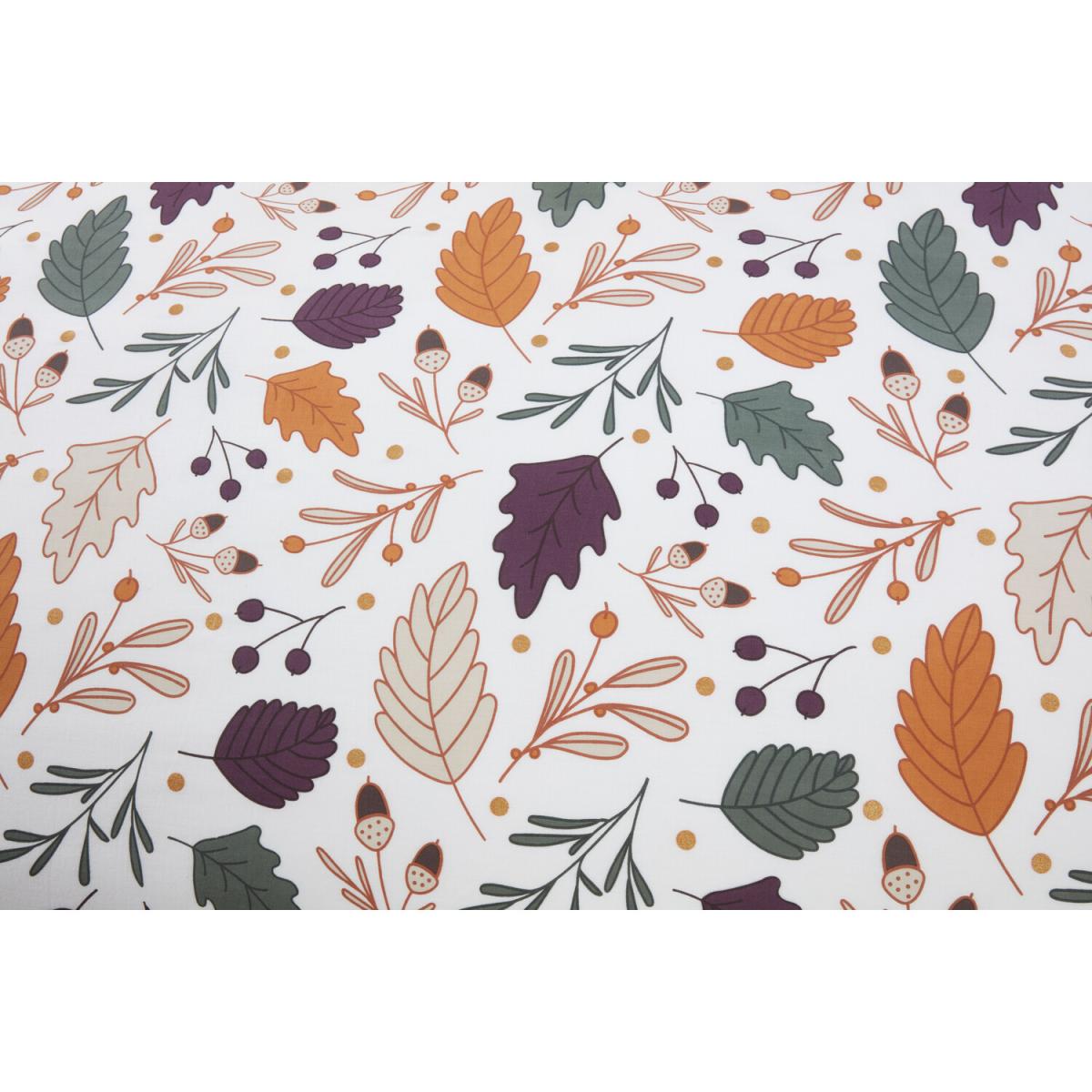 Autumnal Leaves Duvet Cover and Pillowcase Set - Rust / Double – image 4